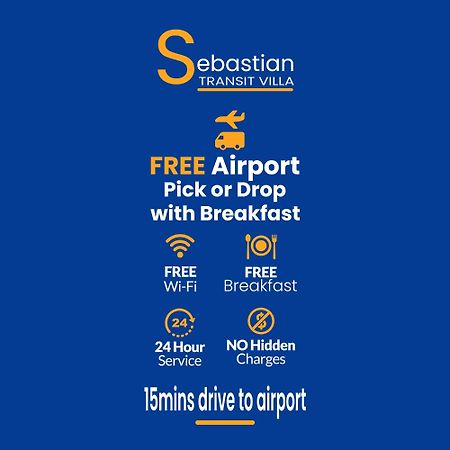 Sebastian Transit Villa With Free Shuttle Service To Airport Kotugoda 外观 照片